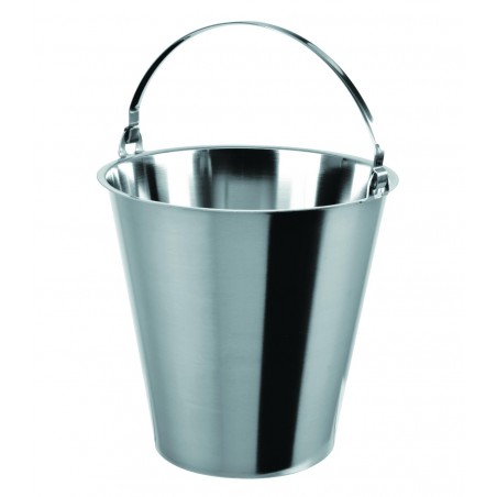 Seau inox 15 litres pour toilettes sèches